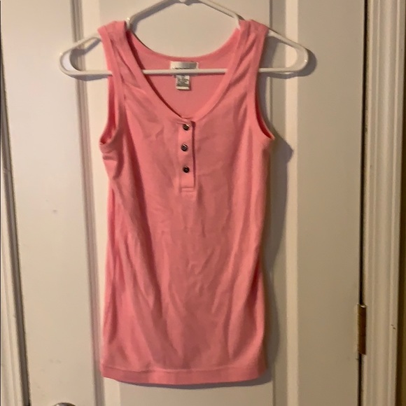 🐳 Pink Henley tank - Picture 1 of 3